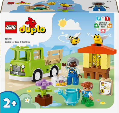 LEGO DUPLO Town Caring for Bees & Beehives, Kids’ Learning Toy with Drivable Truck, Beehive and 2 Figures, Early Development and Activity Toys, Gifts for Toddlers, Boys & Girls Aged 2 Plus 10419
