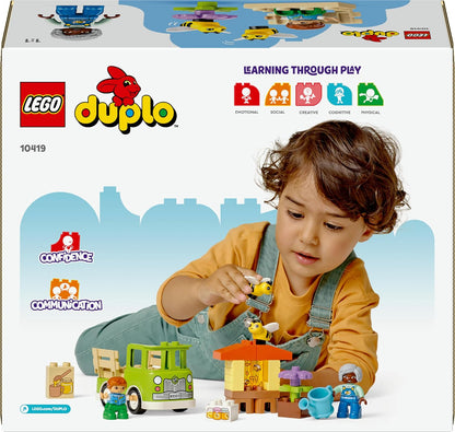 LEGO DUPLO Town Caring for Bees & Beehives, Kids’ Learning Toy with Drivable Truck, Beehive and 2 Figures, Early Development and Activity Toys, Gifts for Toddlers, Boys & Girls Aged 2 Plus 10419
