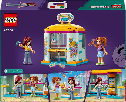 LEGO Friends Tiny Accessories Shop, Building Toy for 6 Plus Year Old Girls, Boys & Kids, Mini-Dolls Playset with Characters Paisley and Candi, Small Birthday Gift Idea 42608