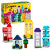 LEGO Classic Creative Houses, Bricks Building Toys Set for Kids, Boys & Girls Aged 4 Plus & 11023 Classic Green Baseplate, Square 32x32 Stud Building Grass Base