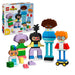 LEGO DUPLO Town Buildable People with Big Emotions Toddler Learning Toys for Boys & Girls aged 3 Plus, 5 Characters with 10 Role-Play Faces, 71 Bricks for Customisable Fun, Gift Idea 10423