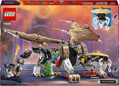 LEGO NINJAGO Egalt the Master Dragon Toy for 8 Plus Year Old Boys & Girls, Dragons Rising Building Set with 5 Ninja Character Minifigures Inc. Nya and Lloyd with Sword Elements, Kids' Gift Idea 71809