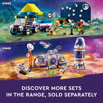 LEGO Friends Stargazing Camping Vehicle Set with 4x4 Car Toy for 7 Plus Year Old & Friends Newsroom Van, Animal Rescue Playset, Pretend to Film and Report News with Toy Truck