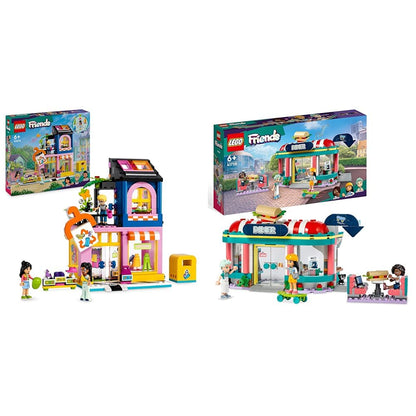 LEGO Friends Vintage Fashion Store, Buildable Toy Shop for 6 Plus Year Old Girls & Boys, with Mini-Doll Characters and Pet Cat Animal Figure, Role-Play Gift Idea for Kids 42614