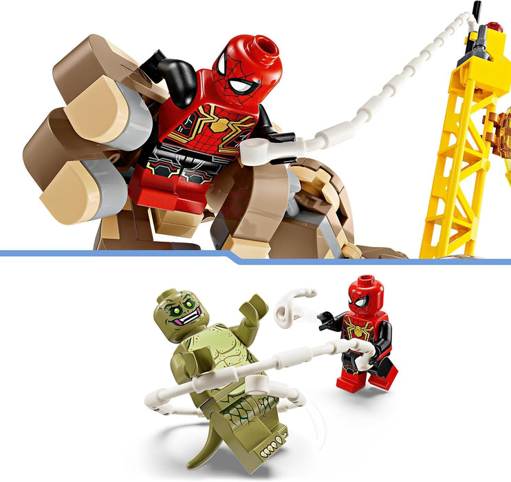 LEGO Marvel Spider-Man vs. Sandman: Final Battle, No Way Home Set, Super Hero Building Toy for Kids, Boys & Girls with Action Figure, plus Lizard and Electro Minifigures, Gift Idea 76280