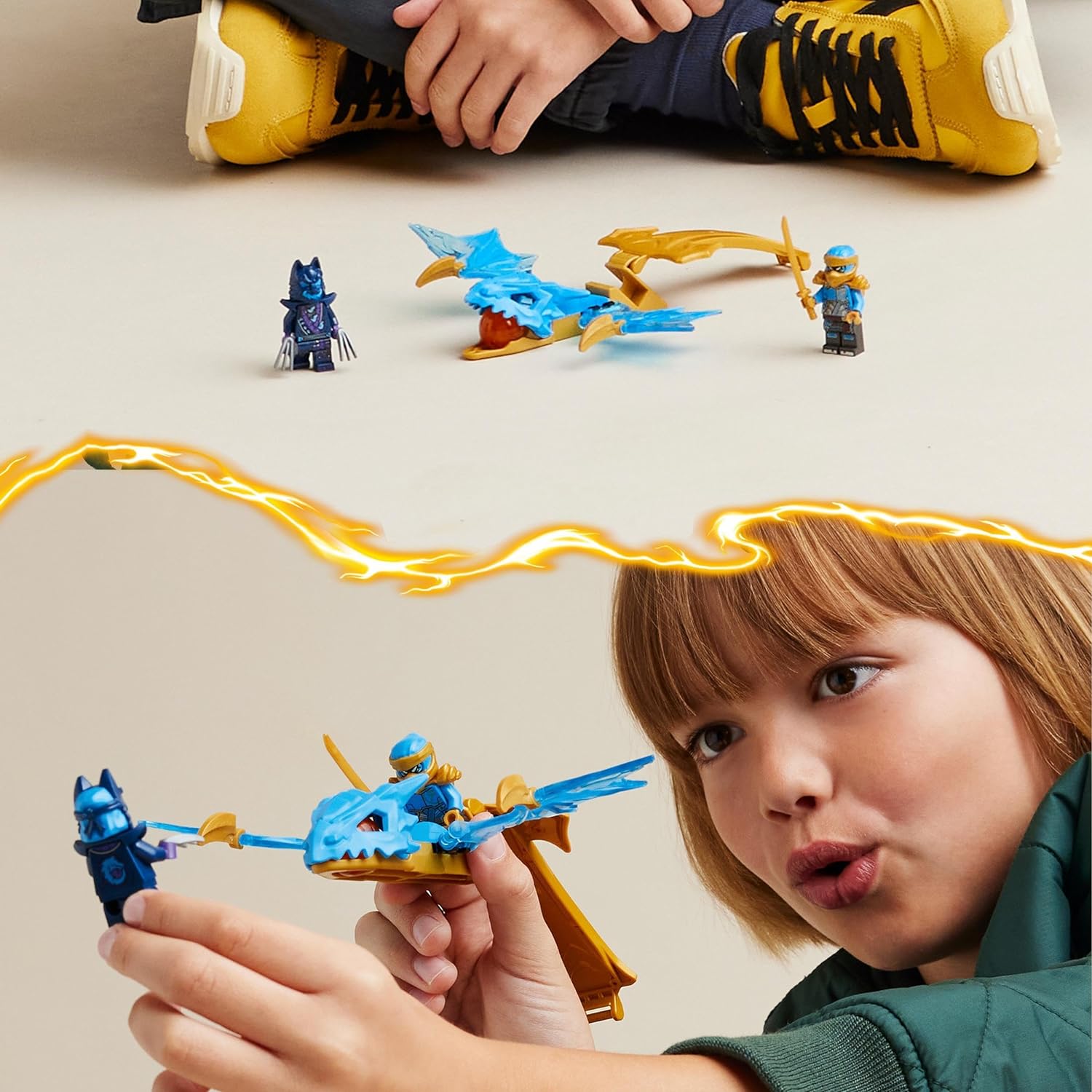 LEGO NINJAGO Nya’s Rising Dragon Strike Model, Toy Figure Building Set for 6 Plus Year Old Girls, Boys & Kids with Ninja Character Nya Minifigure and Katana Sword Accessory, Birthday Gift Idea 71802