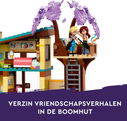 LEGO Friends Ollys und Paisleys Familien Haus, Puppenhaus mit Figuren und Zubehör, Set mit zweistöckigem Haus-Spielzeug und Baumhaus, kreatives Geschenk für Mädchen und Jungen ab 7 Jahren 42620