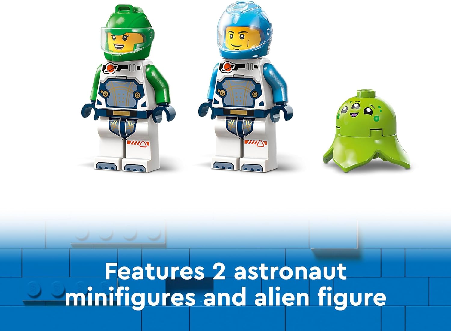LEGO City Spaceship and Asteroid Discovery Set, Space Station Toy for 4 Plus Year Old Boys & Girls, with an Alien Figure and 2 Astronaut Minifigures for Pretend Play, Gift for Preschool Kids 60429