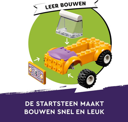 LEGO Friends Pferde- und Pony-Anhänger, Pferde-Spielzeug für Mädchen und Jungen mit Auto und Figuren, Mini-Puppen-Set mit Liann, Zoya und 2 Tierfiguren, Geschenk für Kinder 4 Jahren 42634