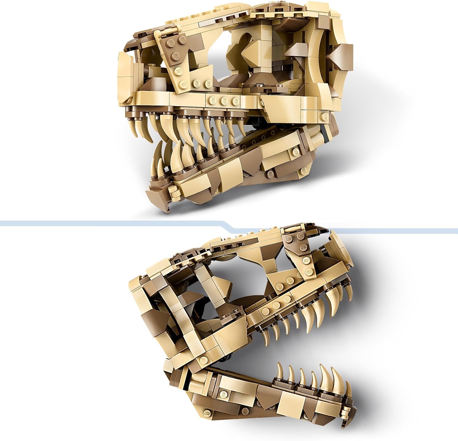 LEGO Jurassic World Dinosaur Fossils: T. rex Skull Toy for 9 Plus Year Old Boys, Girls & Kids, 3D Skeleton Model Kit with Opening Jaw and Display Stand, makes a Cool Dino Decoration, Gift Idea 76964