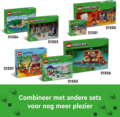 LEGO Minecraft The Animal Sanctuary, Building Toys for Girls and Boys Aged 7 Plus & Minecraft Steve's Desert Expedition Building Toys for 6 Plus Year Old Kids, Boys and Girls, Biome Gaming Set