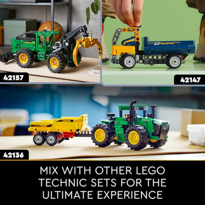 LEGO Technic John Deere 9700 Forage Harvester, Tractor Toy for Kids, Farm Set & Technic NEOM McLaren Extreme E Race Car Toy For Kids, Boys & Girls Aged 7+