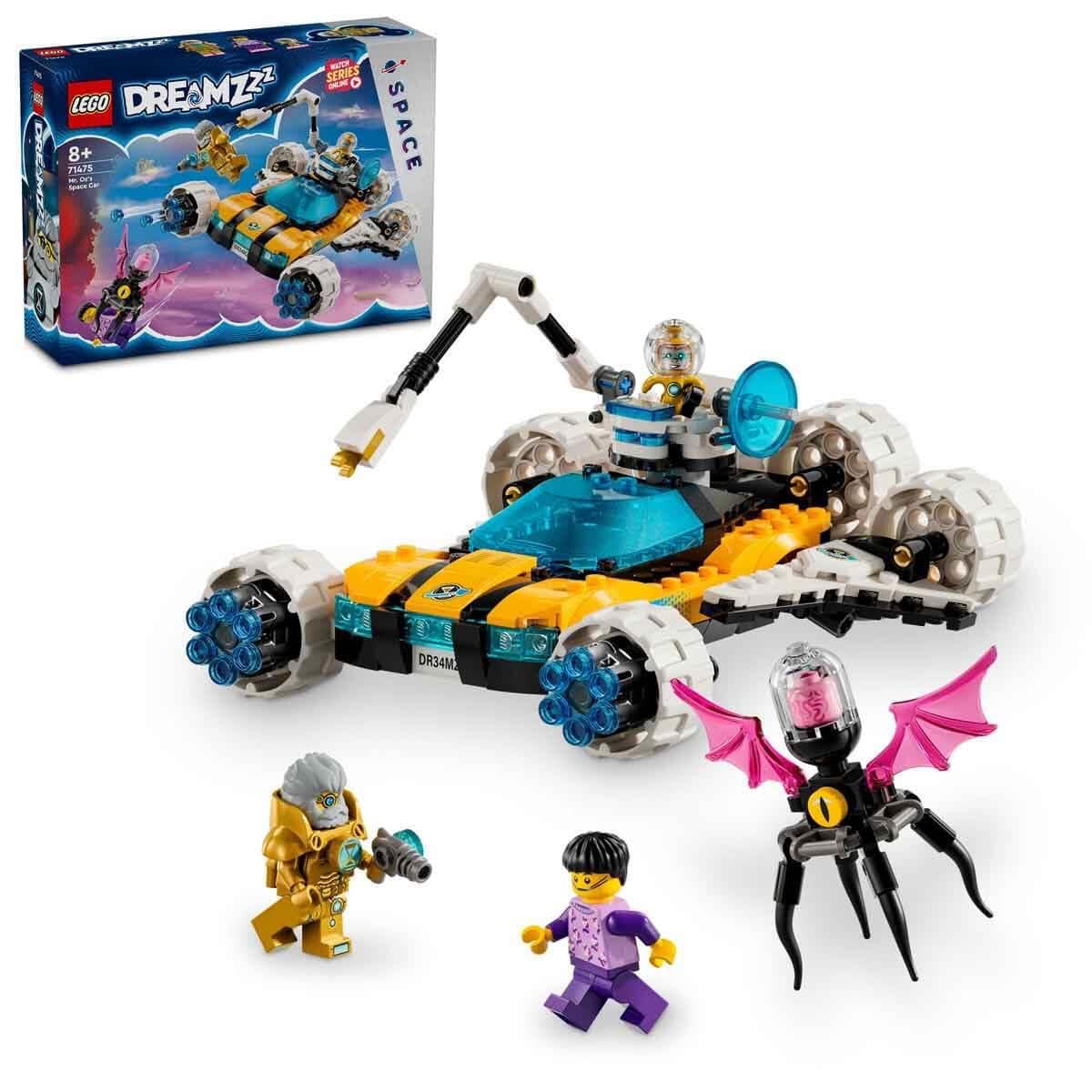 LEGO DREAMZzz 2-in-1 Der Weltraumbuggy von Mr. Oz, Set mit Spielzeug-Auto oder Space Shuttle, inklusive Minifiguren Mr. Oz, Albert und Jayden, Weltraum-Geschenk für Kinder ab 8 Jahren 71475