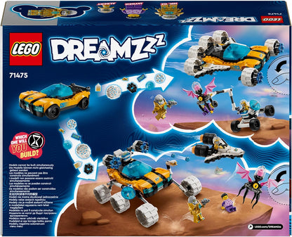 LEGO DREAMZzz 2-in-1 Der Weltraumbuggy von Mr. Oz, Set mit Spielzeug-Auto oder Space Shuttle, inklusive Minifiguren Mr. Oz, Albert und Jayden, Weltraum-Geschenk für Kinder ab 8 Jahren 71475