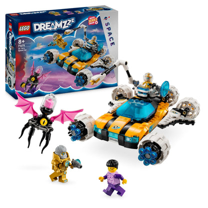 LEGO DREAMZzz 2-in-1 Der Weltraumbuggy von Mr. Oz, Set mit Spielzeug-Auto oder Space Shuttle, inklusive Minifiguren Mr. Oz, Albert und Jayden, Weltraum-Geschenk für Kinder ab 8 Jahren 71475