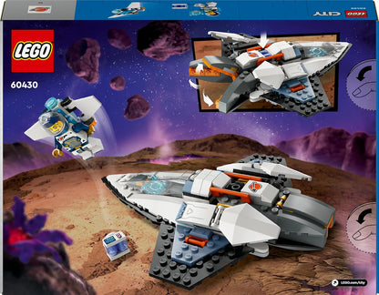 LEGO City Interstellar Spaceship Toy Set, Outer Space Building Toys for 6 Plus Year Old boys, Girls & Kids, With Astronaut Minifigure for Imaginative Play, Birthday Gift Idea 60430