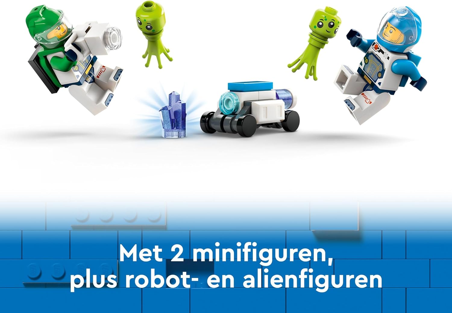 LEGO City Space Explorer Rover and Alien Life Building Toys Set for 6 Plus Year Old Boys, Girls & Kids with Astronaut Minifigures, Toy Robot and Alien Figures for Imaginative Play, Birthday Gift 60431