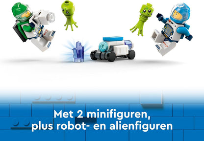 LEGO City Space Explorer Rover and Alien Life Building Toys Set for 6 Plus Year Old Boys, Girls & Kids with Astronaut Minifigures, Toy Robot and Alien Figures for Imaginative Play, Birthday Gift 60431