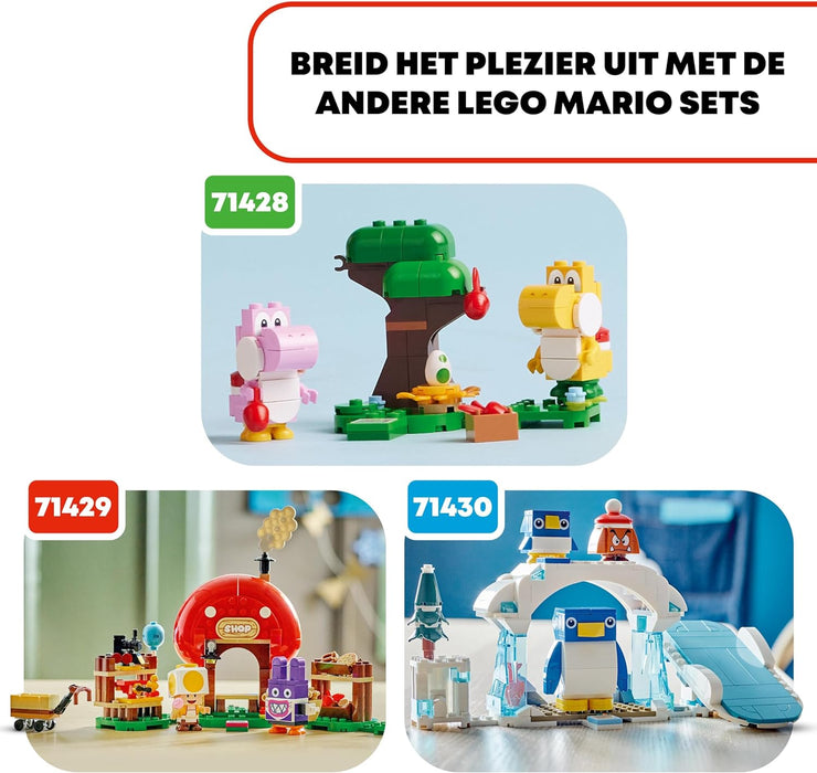 LEGO Super Mario Bowser’s Muscle Car Expansion Set, Collectible Race Kart Toy for 8 Plus Year Old Boys, Girls & Kids with a Bowser Character Figure, Small Gifts for Gamers Who Love Creative Play 71431