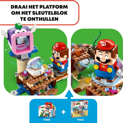 LEGO Super Mario Dorrie's Sunken Shipwreck Adventure Expansion Set, Collectible Toy for 7 Plus Year Old Boys, Girls & Kids with Cheep Cheep and Blooper Gaming character Figures, Gift for Gamers 71432