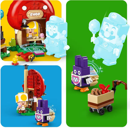 LEGO Super Mario Nabbit at Toad’s Shop Expansion Set, Collectible Toy for 6 Plus Year Old Boys, Girls & Kids, Creative Play with 2 Character figures Incl. Yellow Toad, Small Gift for Gamers 71429 TOY__PLAYSET