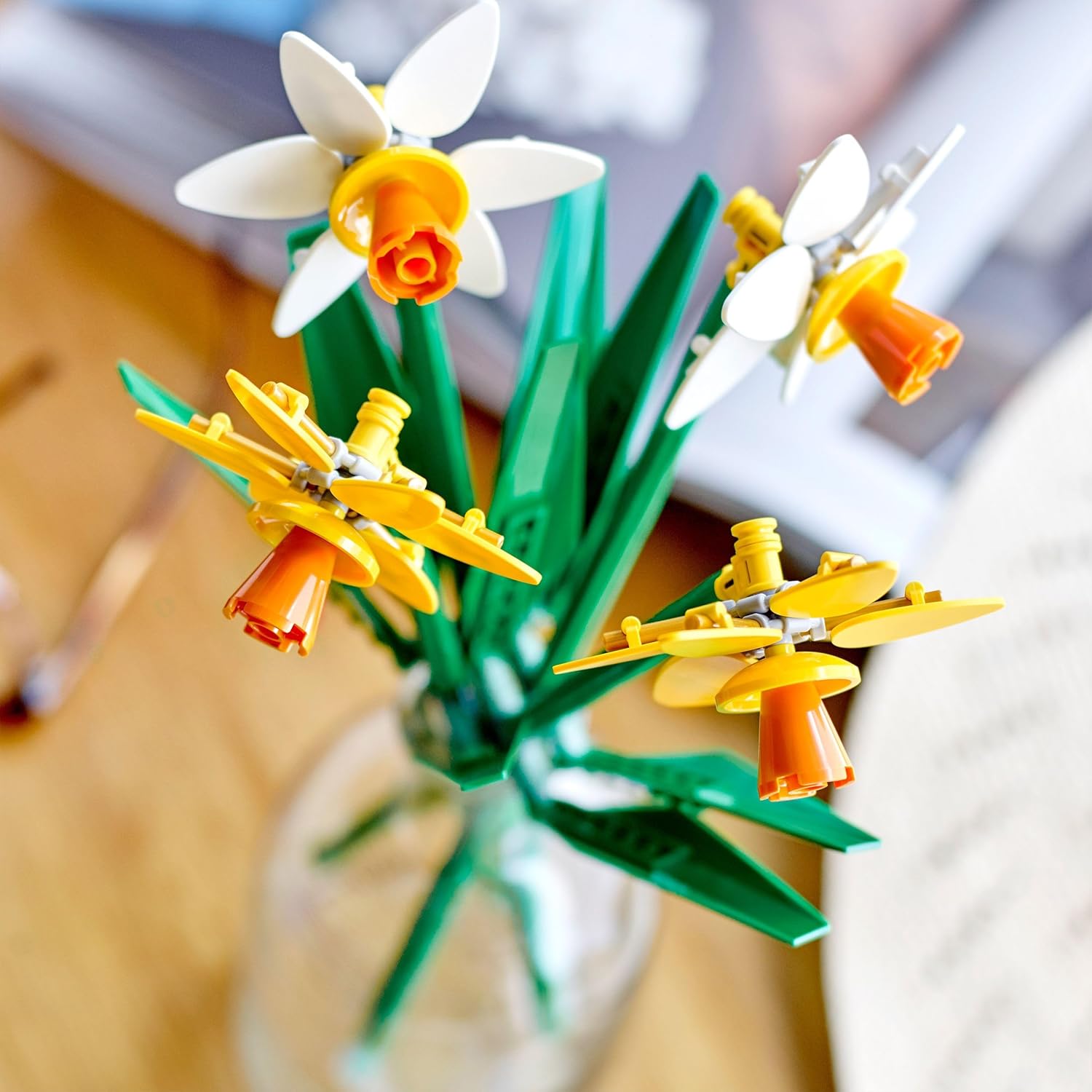 LEGO Creator Daffodils, Artificial Flowers Set for Kids & Creator Lotus Flowers Set, Bouquet Building Kit for Girls, Boys and Flower Fans