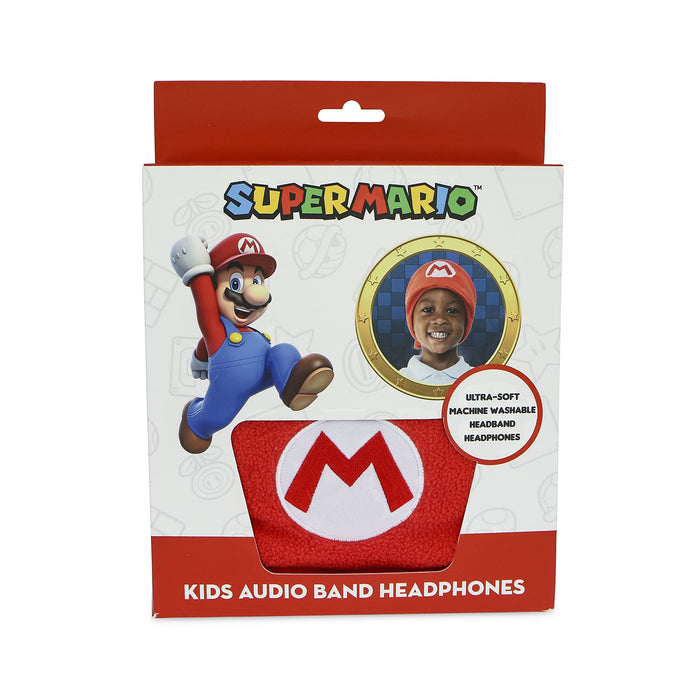 OTL Technologies SM0796 Super Mario Wired Headband Headphones Ages 3+ Red