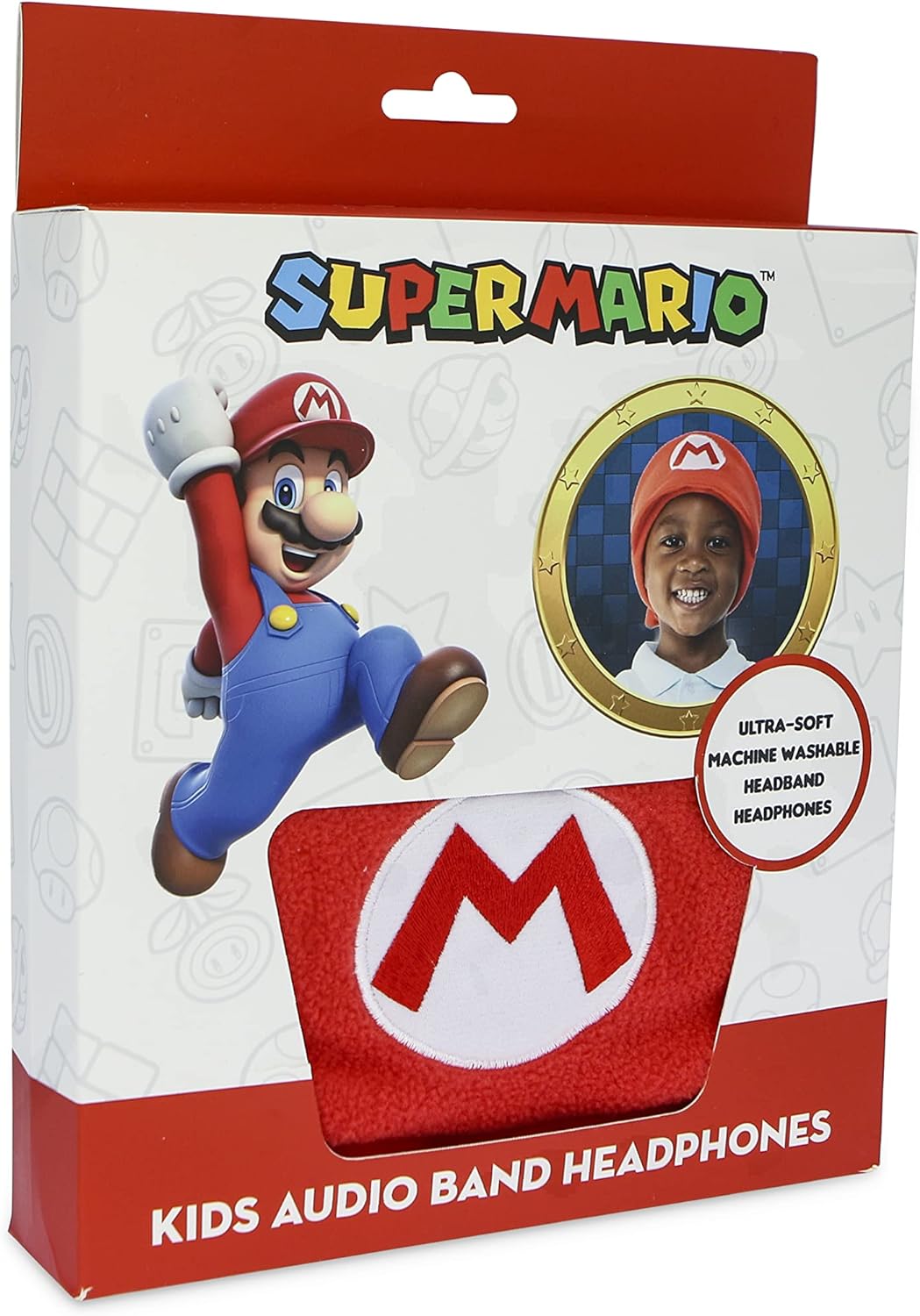 OTL Technologies SM0796 Super Mario Wired Headband Headphones Ages 3+ Red
