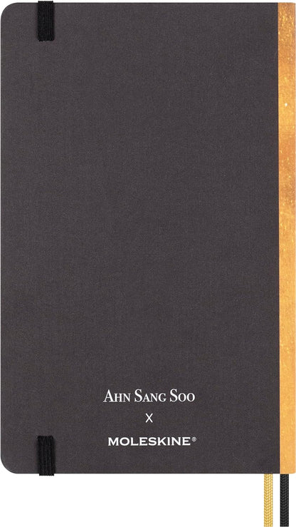Moleskine Cuaderno Año del Dragón de Ahn Sang Soo, Cuaderno a Rayas Ed. Limitada, Tapa Dura, Formato Large 13x21, Sobres de la Suerte, Plantillas, Biografía del Artista, Historia del Proyecto