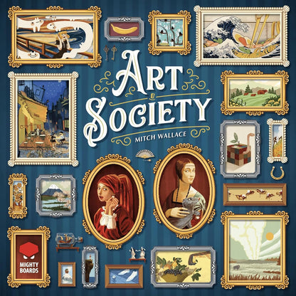 Mighty Boards | Art Society | Board Game | Ages 10+ | 2-4 Players | 30-60 Minutes Playing Time