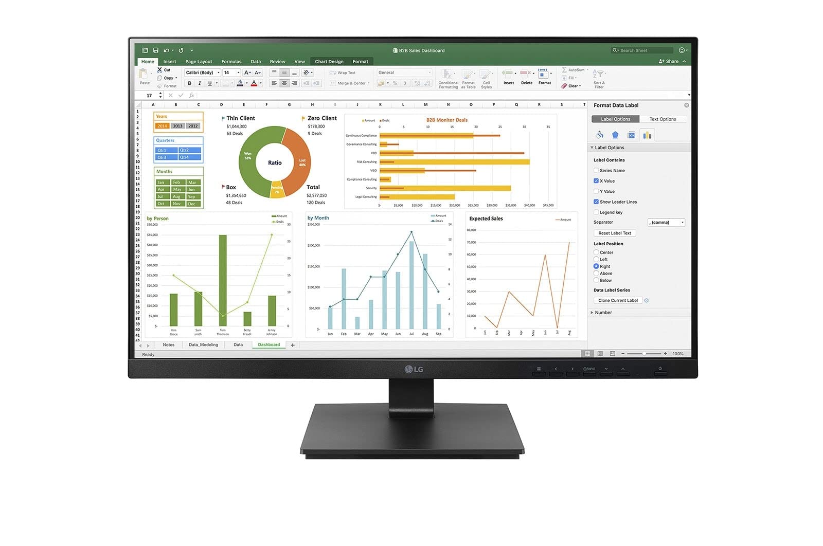 LG 24BN65YP-B.AEU Monitor 60,4 cm (23,8 Zoll) schw