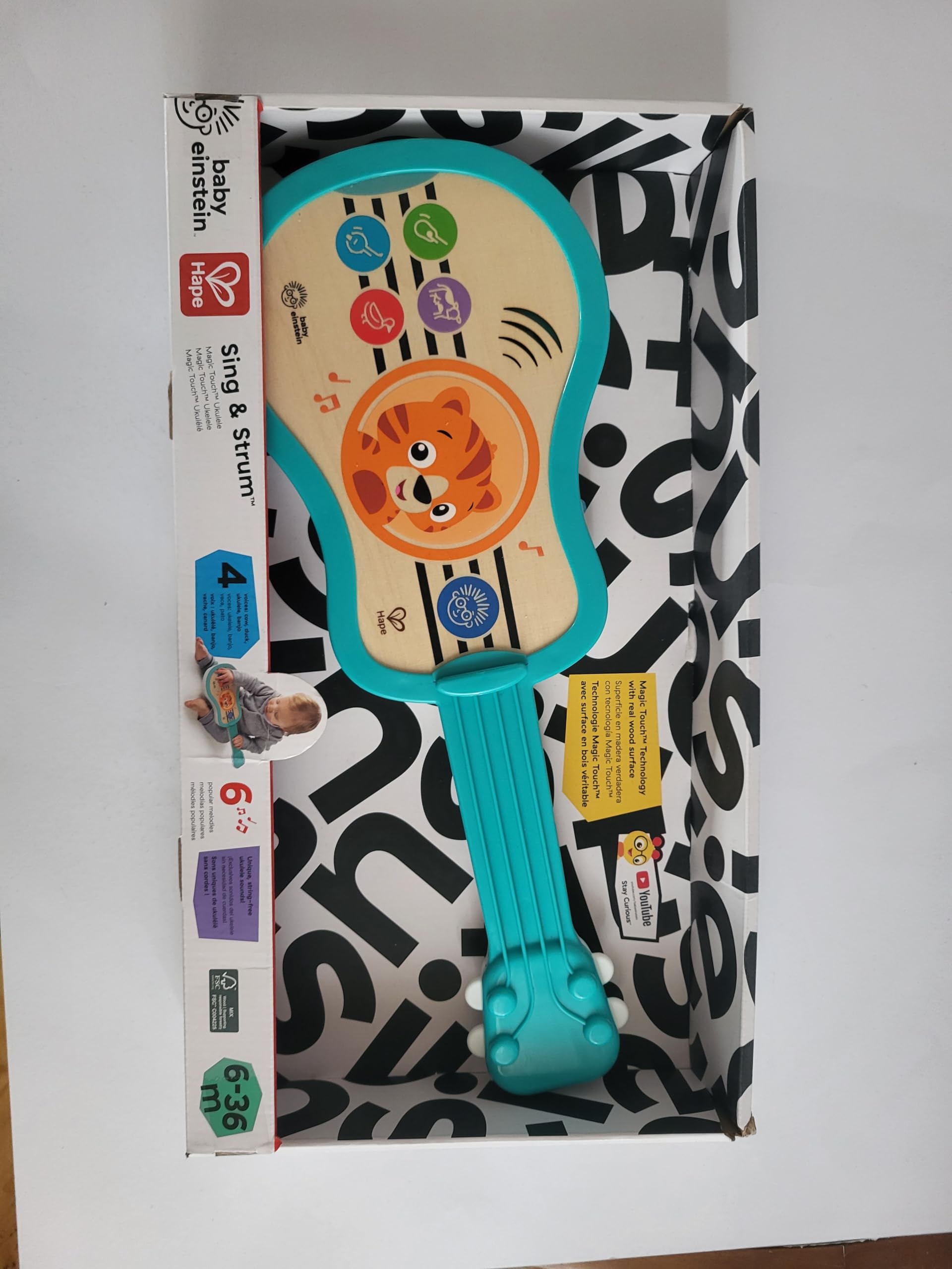 Hape - Value Sing & Strum Magic Touch Ukulele (87-800897