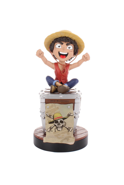 ONE PIECE - Luffy - Figurine 20cm - Support Manette & Portable