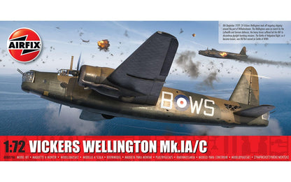 Airfix A08019A Vickers Wellington Mk.IA/C Military Aircraft Royal Air Force Model Making kit, Multicolour