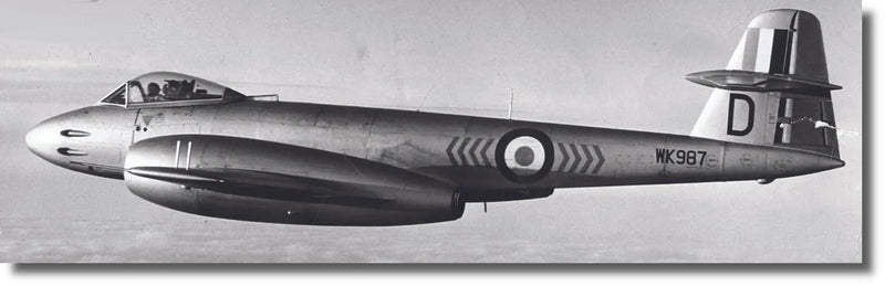 Airfix A09182A Gloster Meteor F.8 Military Aircraft Royal Air Force Model Making kit, Multicolour