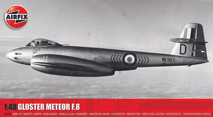 Airfix A09182A Gloster Meteor F.8 Military Aircraft Royal Air Force Model Making kit, Multicolour