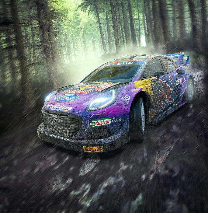 Scalextric Cars - C4448 Ford Puma WRC – Sebastien Loeb - Toy Slot Car for use Race Tracks or Set - Small Kids Gift Ideas for Boy/Girl Ages 5 Accessories, Purple