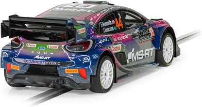 Scalextric Cars - C4449 Ford Puma WRC – Gus Greensmith - Toy Slot Car for use Race Tracks or Set - Small Kids Gift Ideas for Boy/Girl Ages 5 Accessories