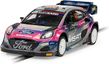 Scalextric Cars - C4449 Ford Puma WRC – Gus Greensmith - Toy Slot Car for use Race Tracks or Set - Small Kids Gift Ideas for Boy/Girl Ages 5 Accessories