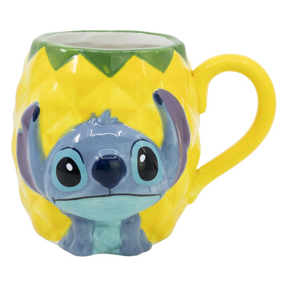 Stor 3D-Keramiktasse XXX ML in Geschenkbox von Stich Pineaple