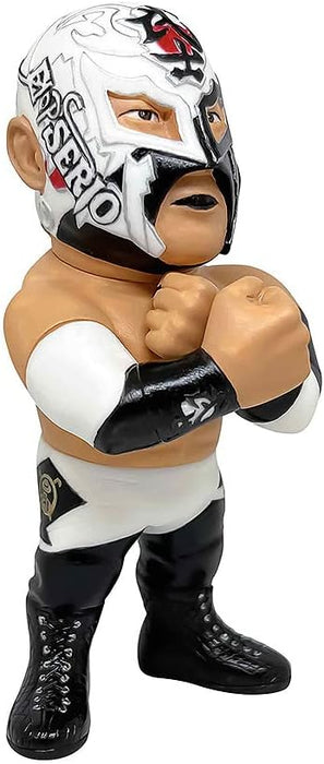 16D Softbi Collection New Japan Pro Wrestling 026 New Japan Pro Wrestling BUSHI (Disfraz Blanco y Negro) figura de acción prepintada de Vinilo Suave sin Escala