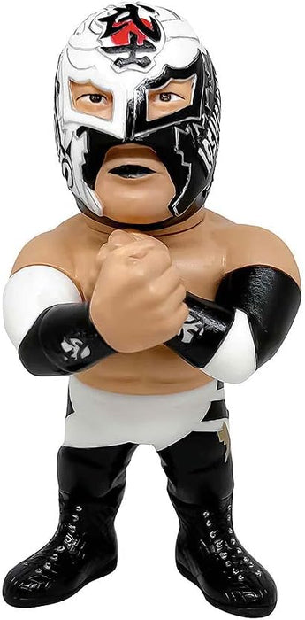 16D Softbi Collection New Japan Pro Wrestling 026 New Japan Pro Wrestling BUSHI (Disfraz Blanco y Negro) figura de acción prepintada de Vinilo Suave sin Escala
