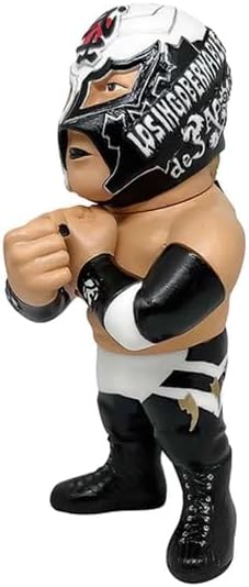 16D Softbi Collection New Japan Pro Wrestling 026 New Japan Pro Wrestling BUSHI (Disfraz Blanco y Negro) figura de acción prepintada de Vinilo Suave sin Escala