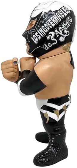 16D Softbi Collection New Japan Pro Wrestling 026 New Japan Pro Wrestling BUSHI (Disfraz Blanco y Negro) figura de acción prepintada de Vinilo Suave sin Escala