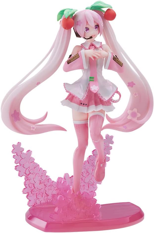 SEGA GOODS Hatsune Miku - Sakura Miku 2023 - Statuette Luminasta 21cm One Size Pink,white
