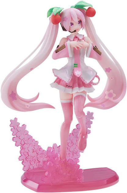 SEGA GOODS Hatsune Miku - Sakura Miku 2023 - Statuette Luminasta 21cm One Size Pink,white