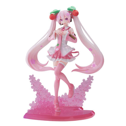 SEGA GOODS Hatsune Miku - Sakura Miku 2023 - Statuette Luminasta 21cm One Size Pink,white