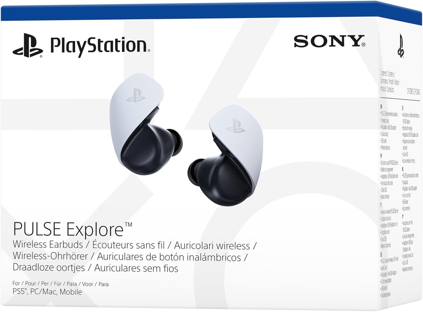 PlayStation PULSE Explore™ wireless earbuds, White