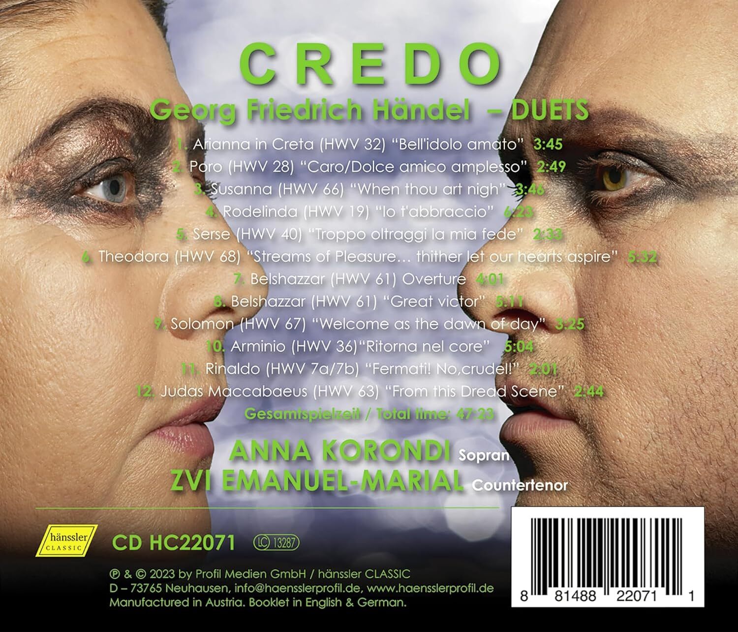 Anna Korondi/Zvi Emanuel-Marial: Credo
