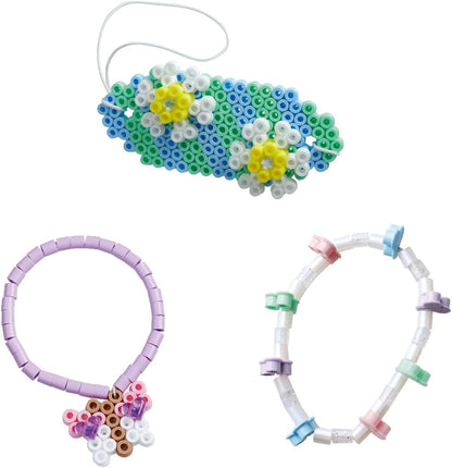 Hama Pink Activty Creative Box, Arts and Crafts Fuse Beads Set with Accessories, for Ages 5+, Official Set
